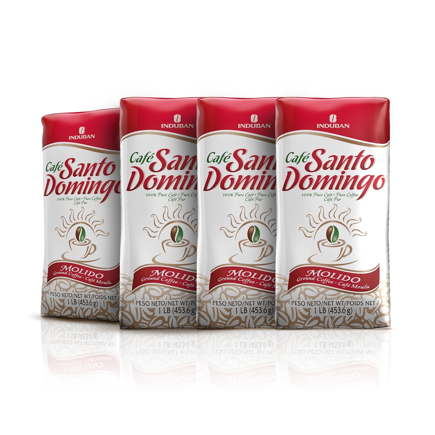 Caf Santo Domingo - Rich Dominican Medium Roast (Pack of 4)