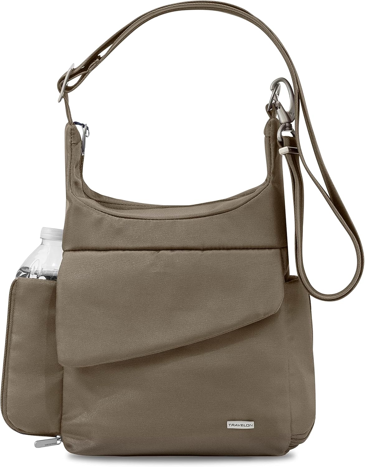 Travelon Anti-Theft Classic Messenger Bag for Secure Travel