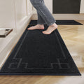 Kitchen Rugs Non-Slip Washable 2 PCS Set - Comfortable Absorbent