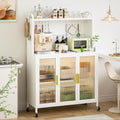 4-Tier Carbon Steel Microwave Stand by Runboll