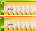 LEDVANCE Sylvania CFL T2 Twist 12-Pack - Soft White 2700K 60W Eq
