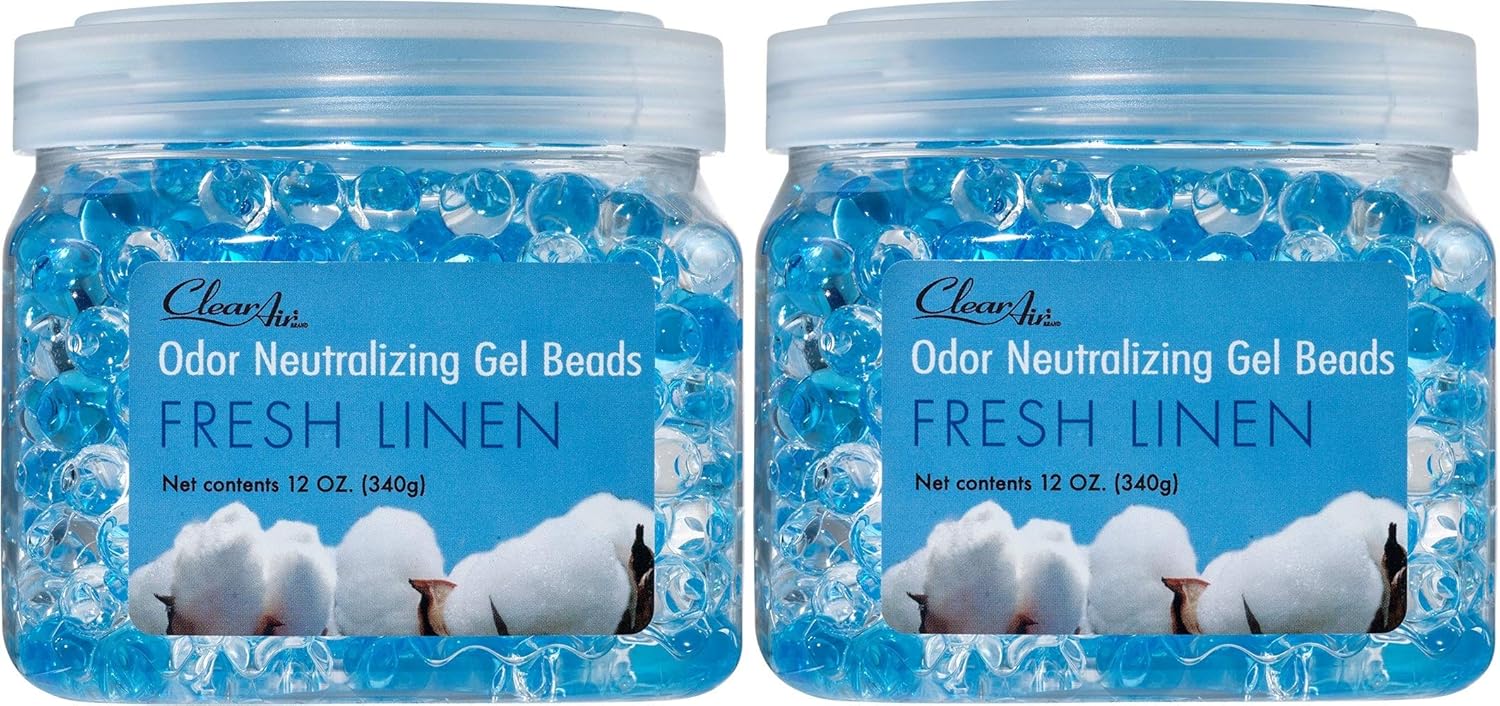 Odor-Free Spaces: Clear Air Gel Beads Duo