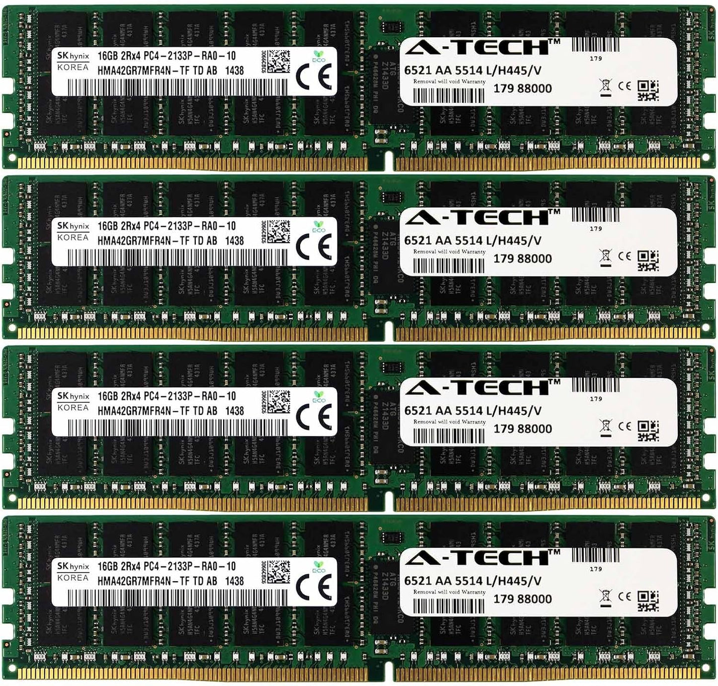 64GB DDR4 Memory Kit for Lenovo ThinkServer TD350 - A-Tech