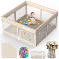Omzer Playpen for Babies and Toddlers 50in x 50in - Portable Foldable