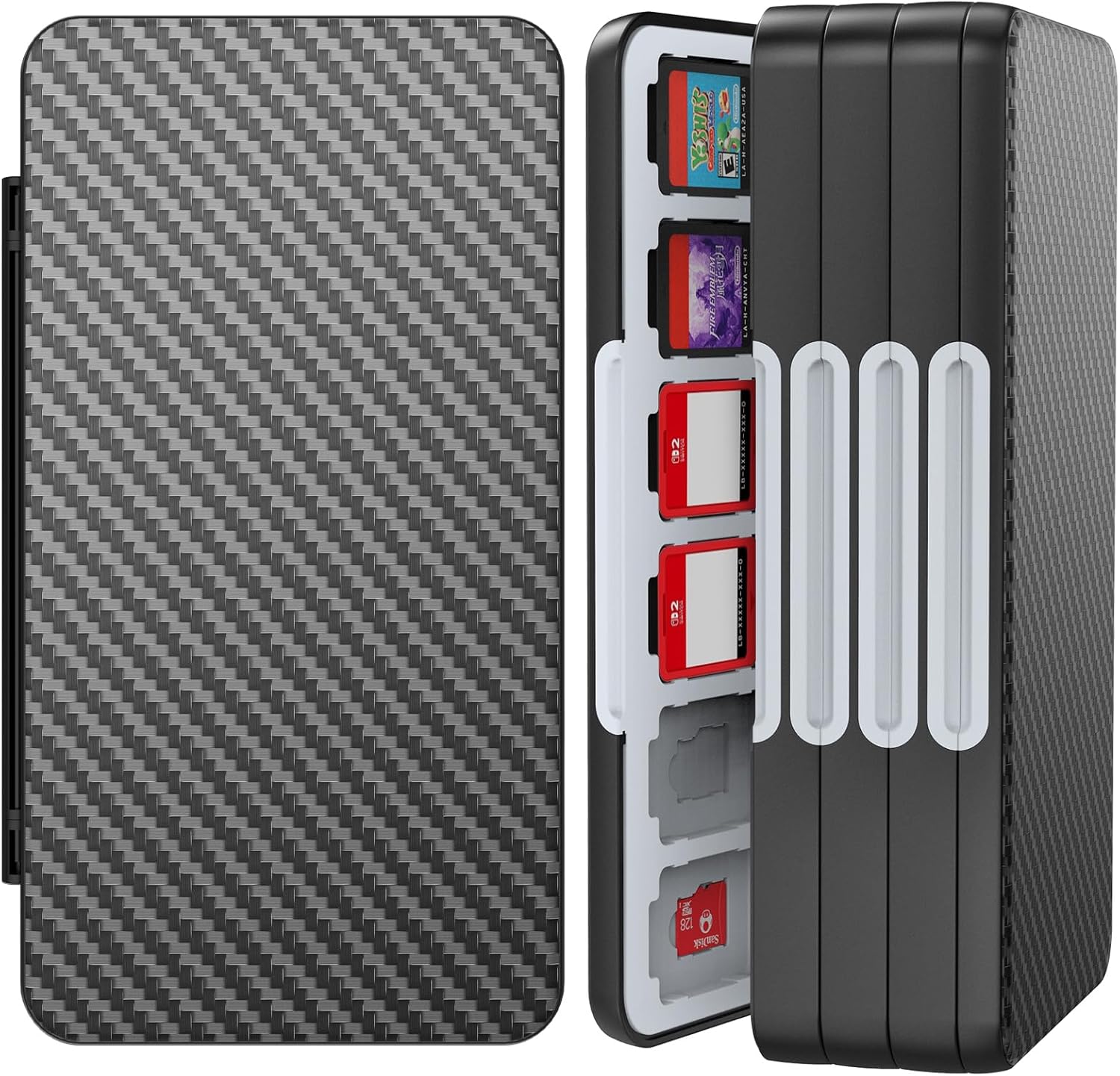 HEIYING Game Card Case Holder for Nintendo Switch 2 and Lite