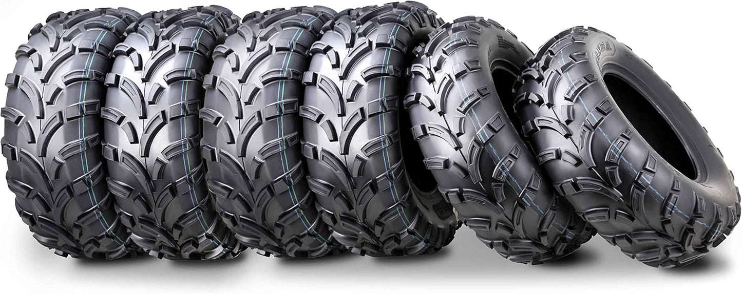 WANDA Set 6 ATV UTV Tires for 6 Wheeler - Durable & Reliable