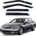 KPY Window Visor Compatible with Infiniti G35 G37 G25 Q40 2007-2015