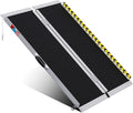 Portable Wheelchair Ramp 4FT - Folding Aluminum Ramp for Steps