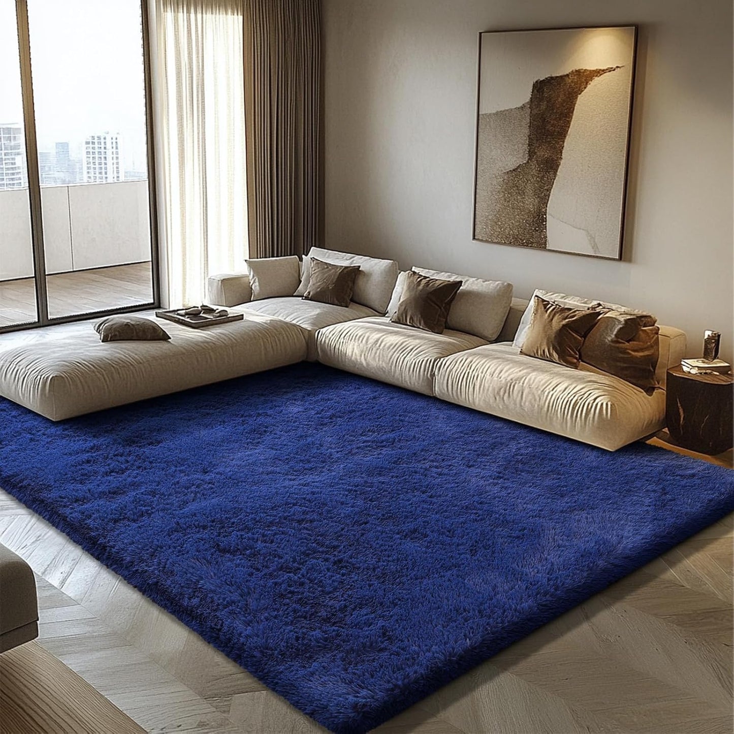 8x10 Fluffy Area Rugs for Living Room and Bedroom Decor