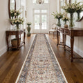 Washable Runner Rug 3x16 for High Traffic Areas - Non Skid