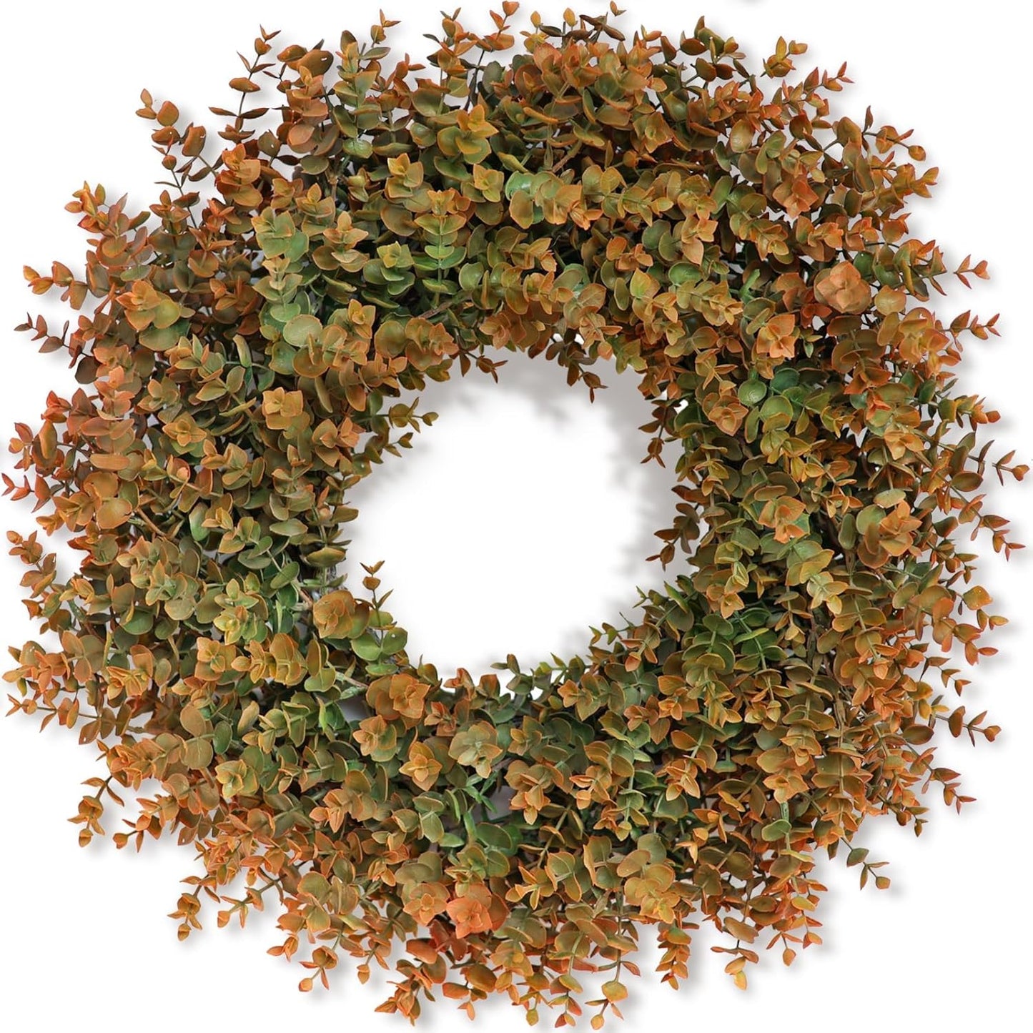 26 Fall Wreath for Front Door - Large Artificial Boxwood Decor