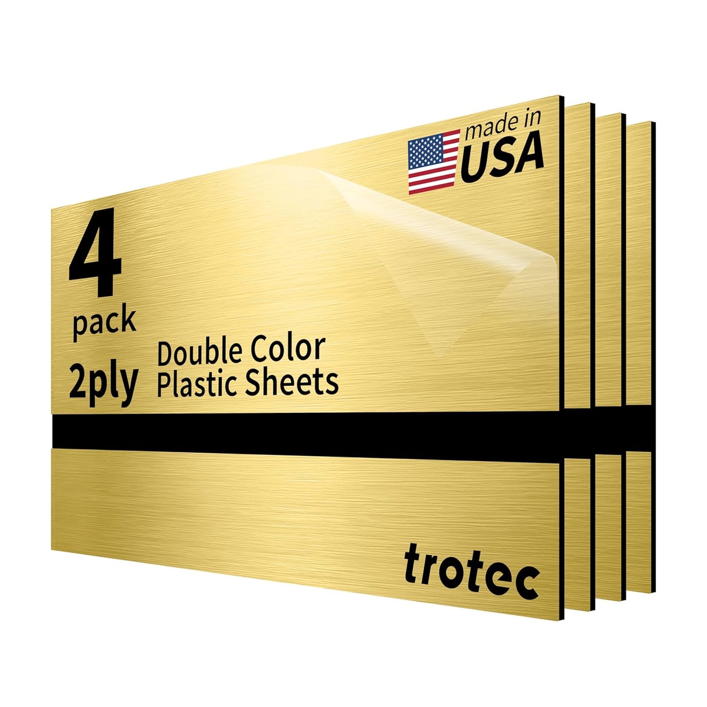 Metallic Looking Acrylic Sheet for Laser Engraving & Cutting