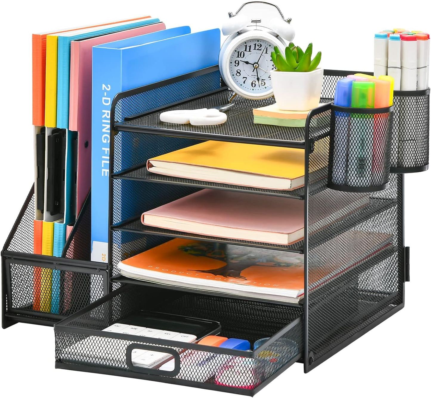 Marbrasse 5-Tier Desk Organizer: Perfect Office Storage