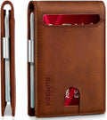 Slim Money Clip Wallet for Men - RFID Blocking Slim Bifold Wallet
