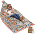 Stuffed Animal Bean Bag Storage Chair - Large Stylish Seat