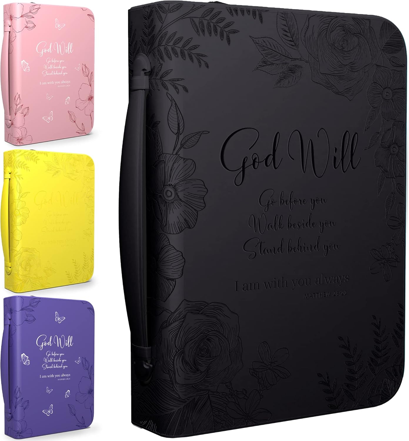 DEHITE Bible Cover Case for Women - Stylish Faux Leather Holder