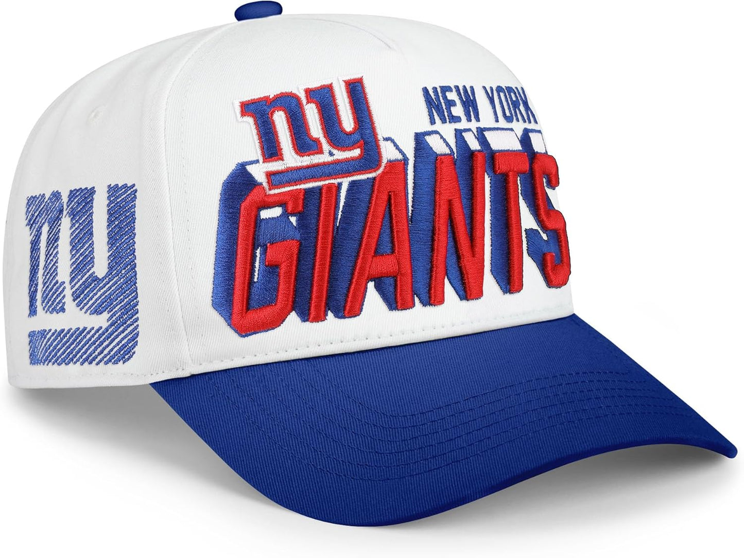 FOCO NFL Mens Team Logo Lineman Marquee RF Hat for Fans