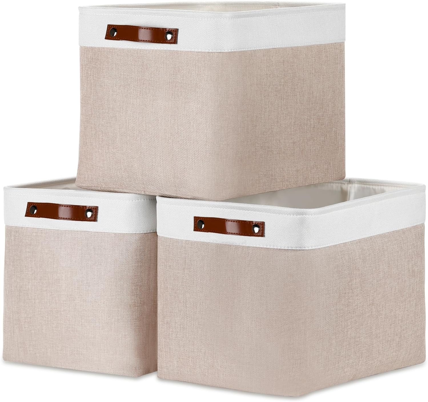DULLEMELO Fabric Storage Bins for Organizing Home and Office