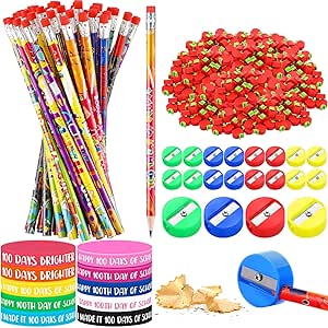 240 Pcs Happy 100th Day of School Stationery Set for Kids