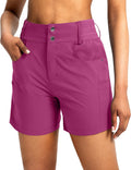 Viodia Women's 5 in Hiking Golf Shorts - High Waist Stretch Cargo