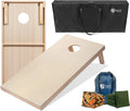 Cornhole Boards 4ftx2ft Regulation Wood Set with LED Lights