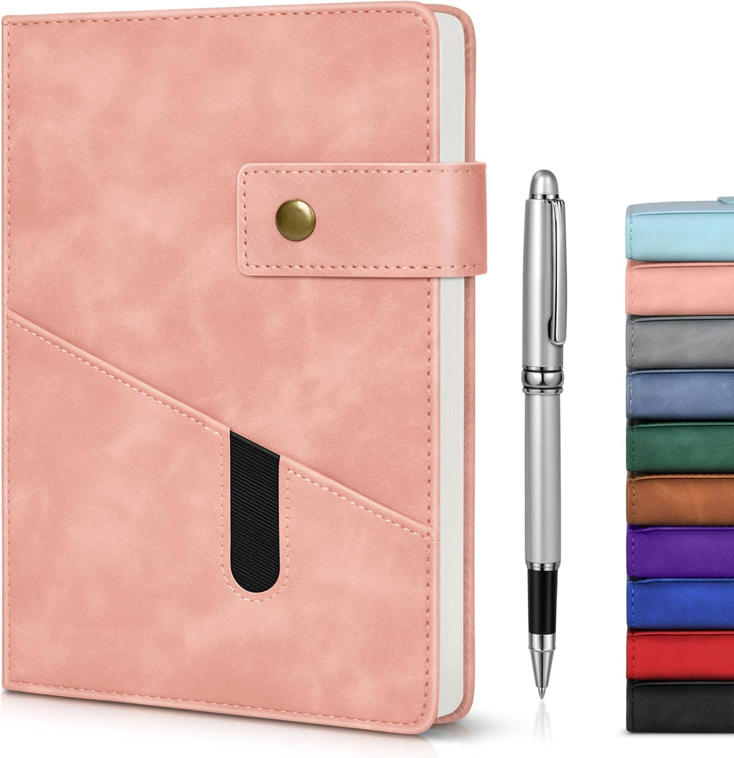 Personalized Leather Journal with Pen