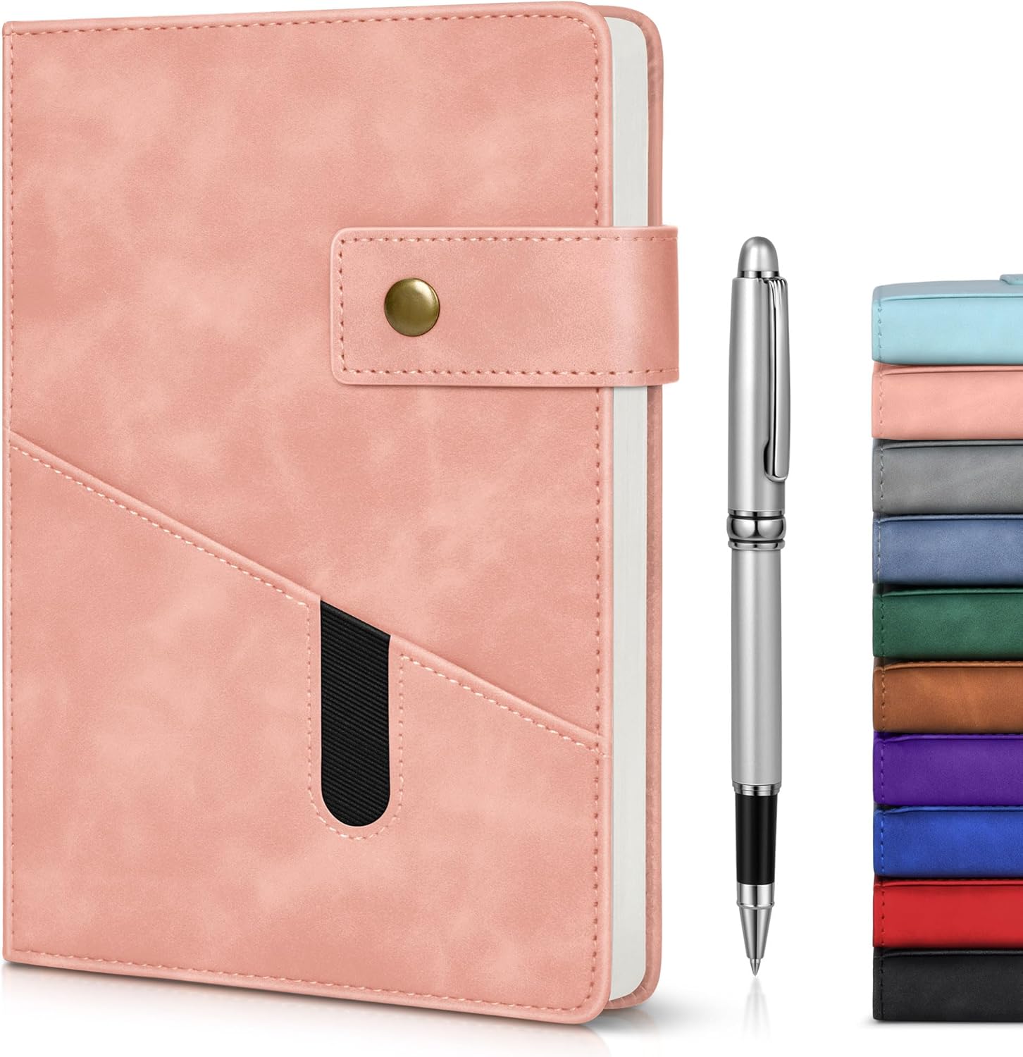 Personalized Leather Journal with Pen
