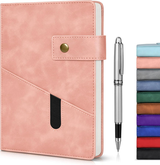 Personalized Leather Journal with Pen