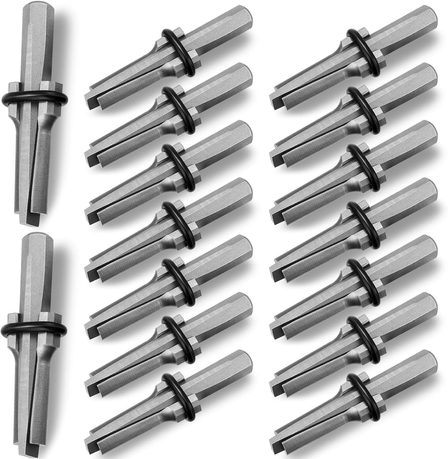 Gisafai 16 Pcs Rock Splitting Wedges for Heavy Duty Use