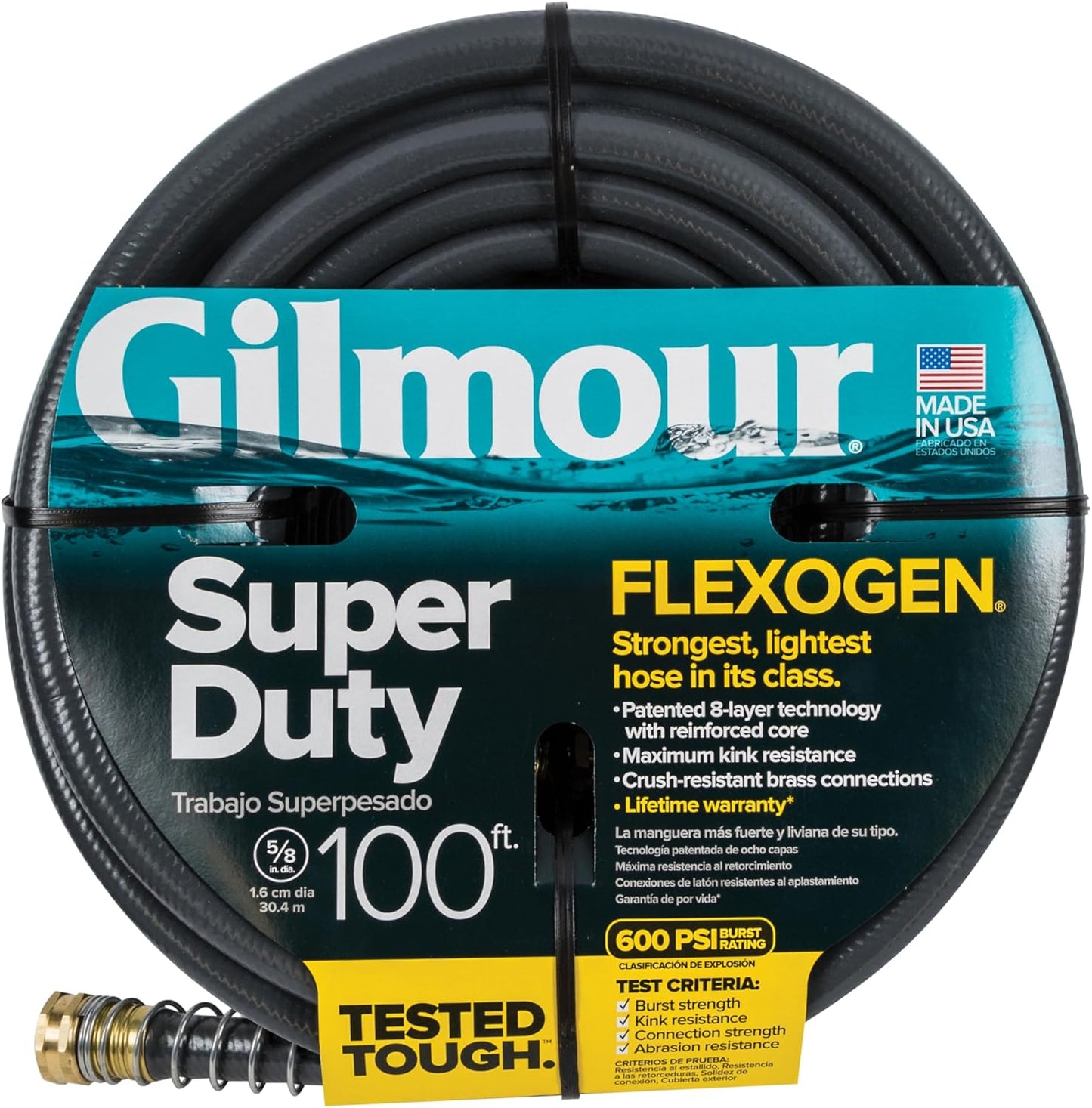 Gilmour Flexogen 5/8 in x 100 ft Heavy Duty Garden Hose Review