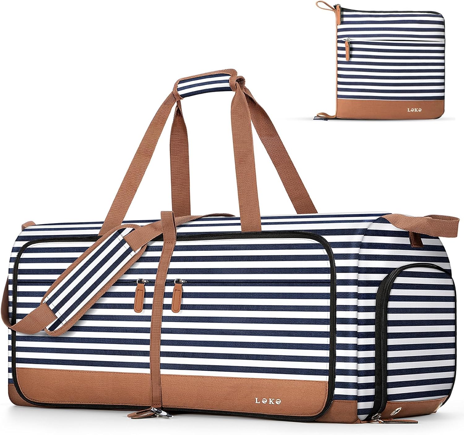Lekesky Foldable Travel Duffle Bag: 100L Large Capacity Design