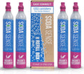 Soda Sense Easy Connect 60L CO2 Canister 4 Pack - Quick Connect