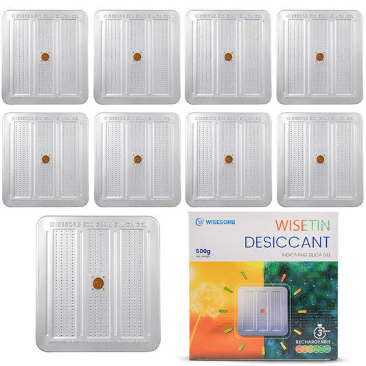 10 Packs 500 Gram Desiccant Canisters for Gun Safe Storage