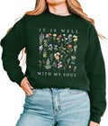 Cuppa Tee Christian Floral Sweatshirt - Cozy Faith Pullover Lasts