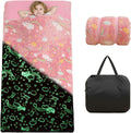 Kids Sleeping Bag Glow in The Dark Unicorn Slumber Bag - Soft 63x30 in