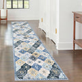 KILOCOCO 2x8 Runner Rug Moroccan Super Soft Washable Runner