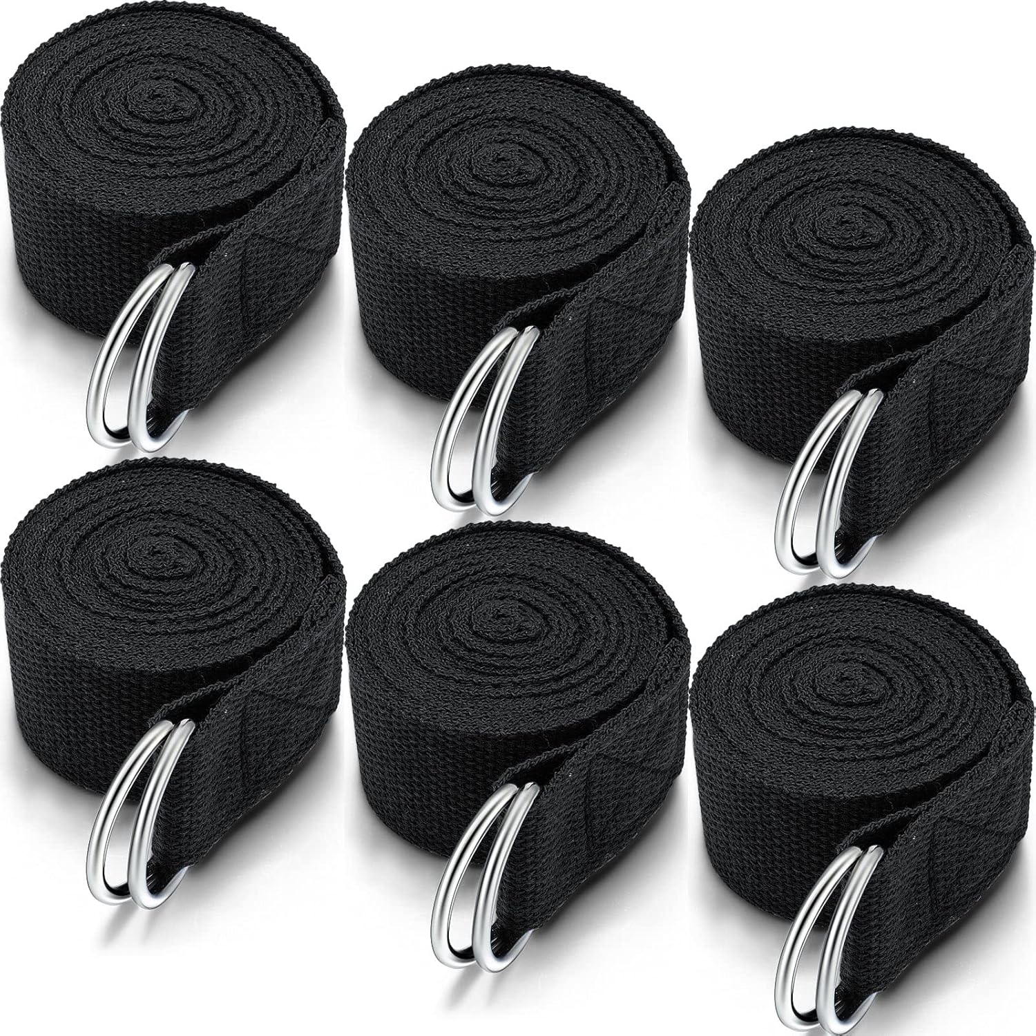 8 Ft Adjustable Yoga Strap Set by Yilloog
