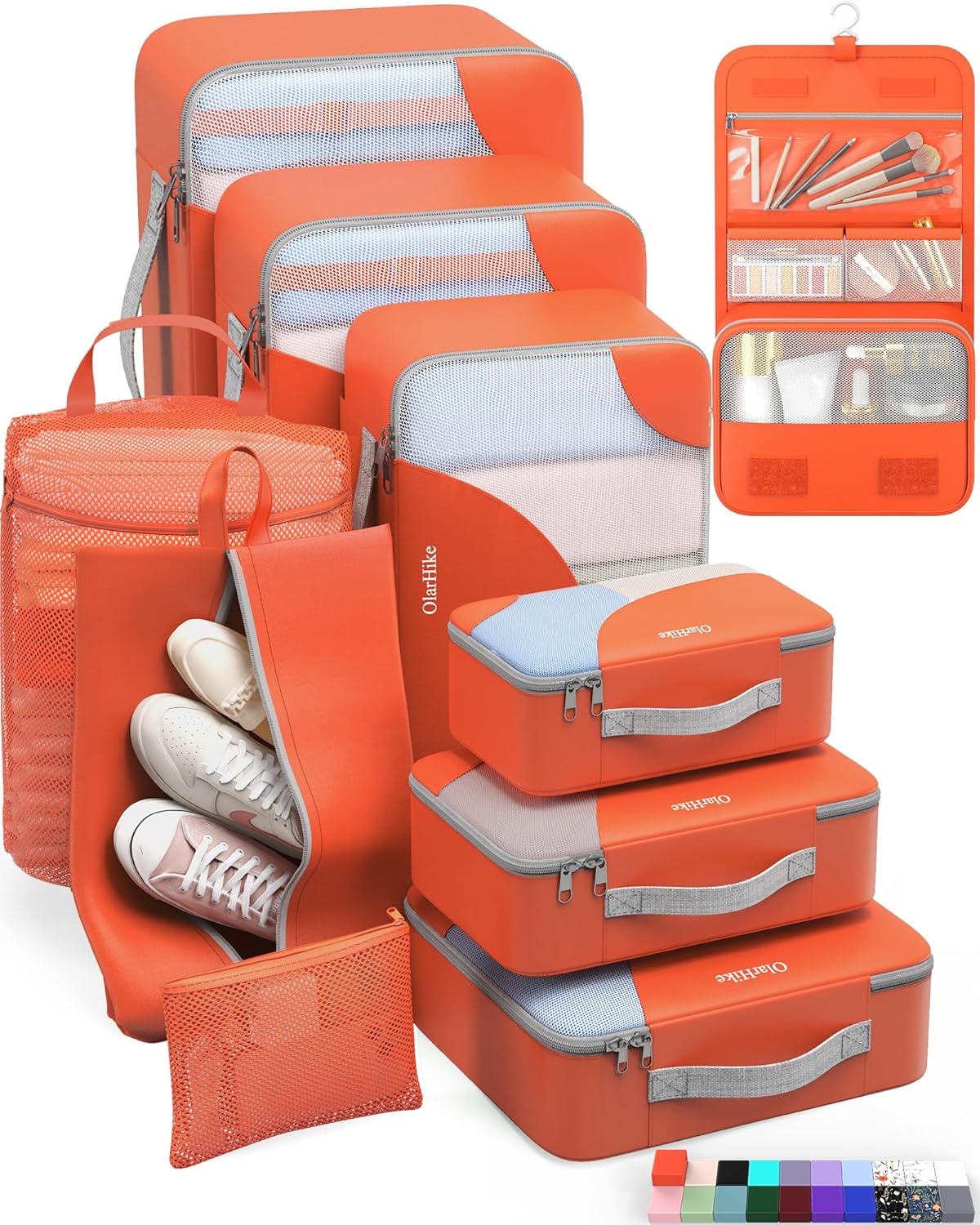 Durable Packing Cubes for Suitcases - OlarHike Travel Essentials