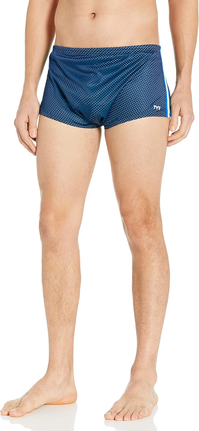 TYR Men's Poly Mesh Trainer Swim Suit for Enhanced Performance