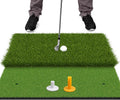 Foldable Heavy-Duty Golf Hitting Mat with 10mm EVA Backing - Practice