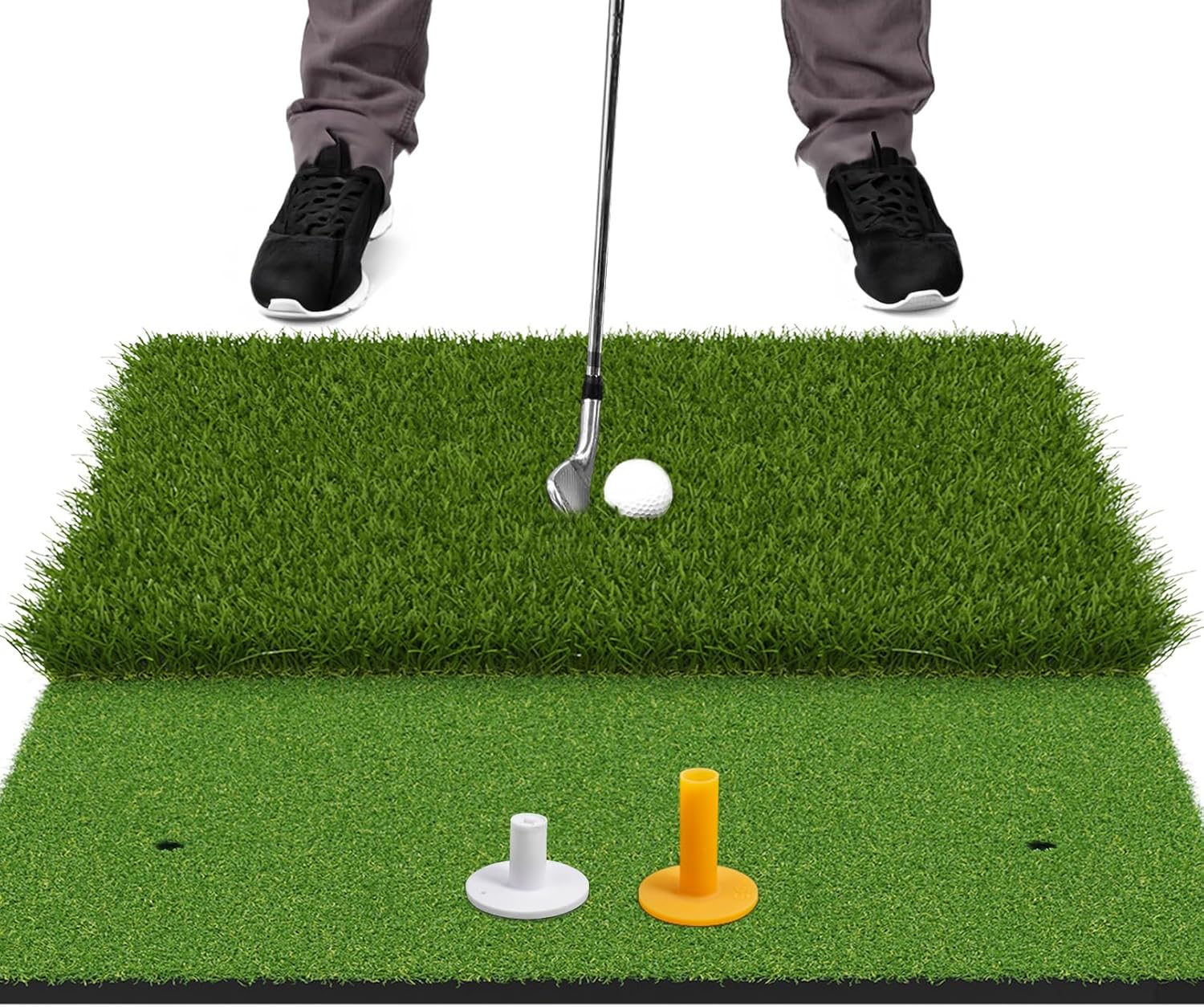 SAPLIZE Foldable Heavy-Duty Golf Hitting Mat for Practice