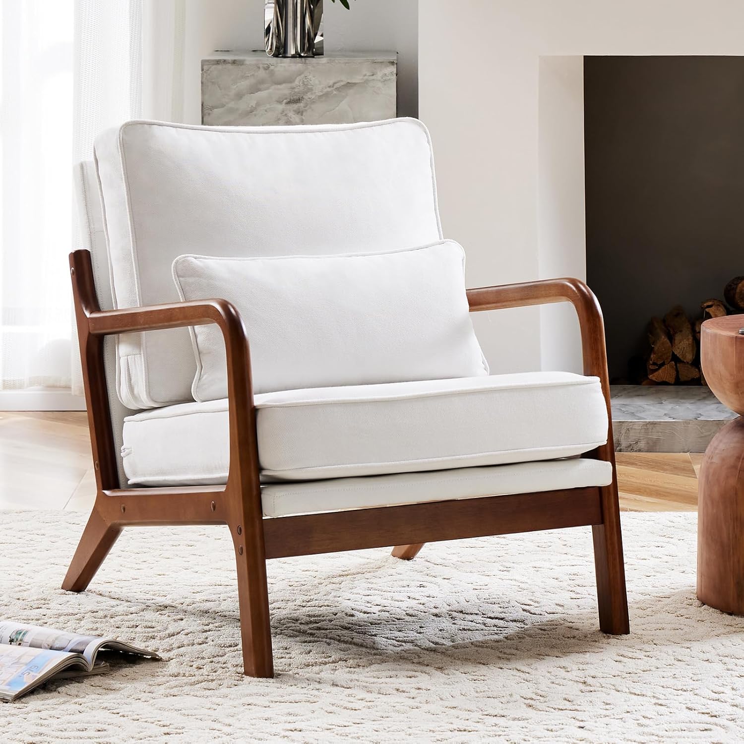 Comfy Mid Century Modern Chair - Sweetcrispy