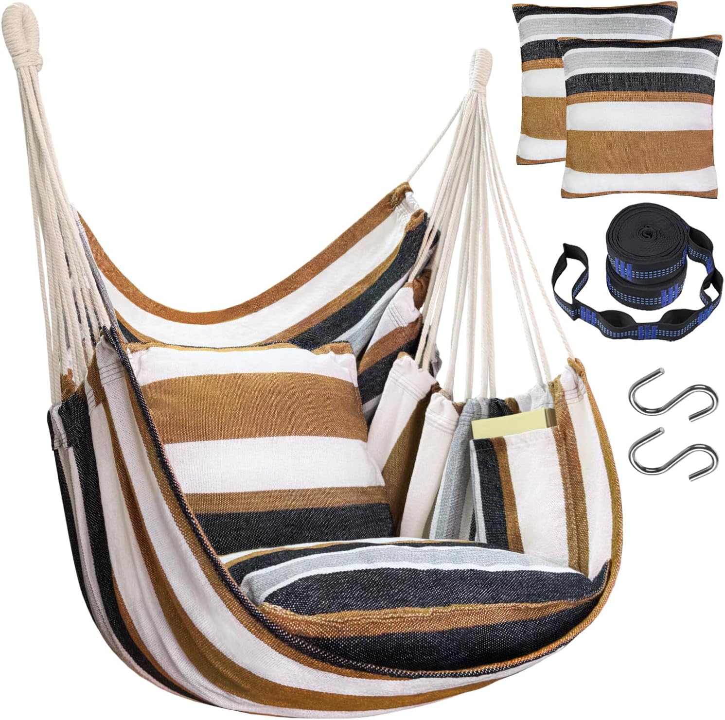 Halalona Hammock Chair - Durable Hanging Swing for Relaxation