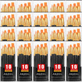 Acrylic Paint Brush Set (200 pcs) - Complete Nylon Brush Kit for Oil