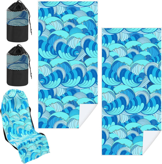 2 Pack Car Seat Towel Covers for Post Workout Sweat Protection