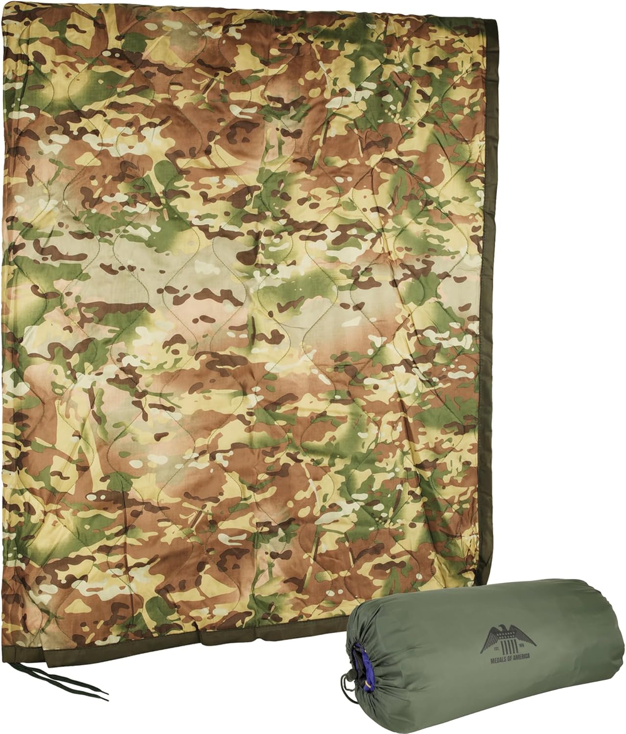 Military Gear Blanket Poncho Liners for Cold Weather Camping