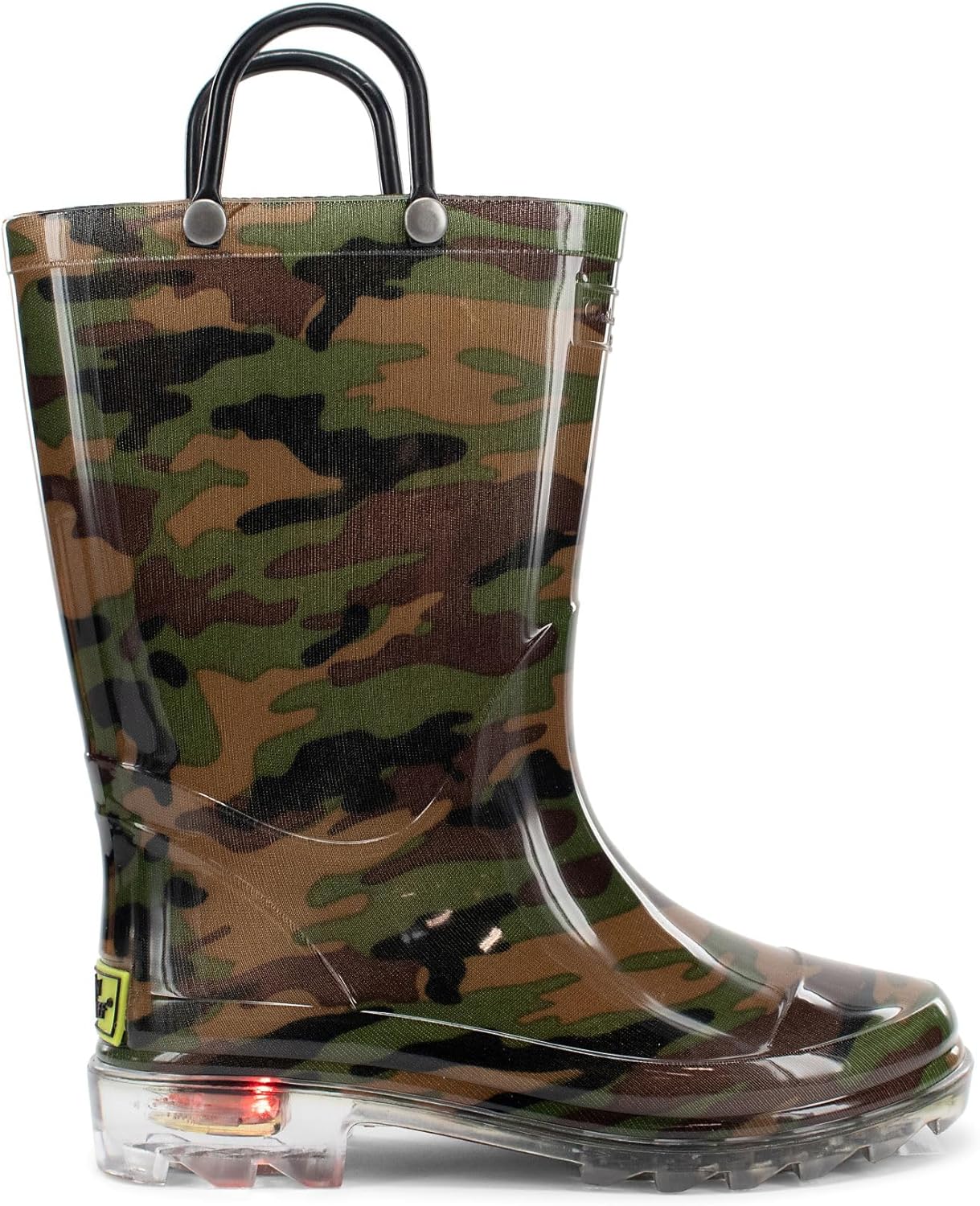 Western Chief Kids Waterproof Light Up Rain Boots for Fun Play