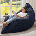 Hobestluk 3-in-1 Bean Bag Chair for Adults with Soft Plush Fabric