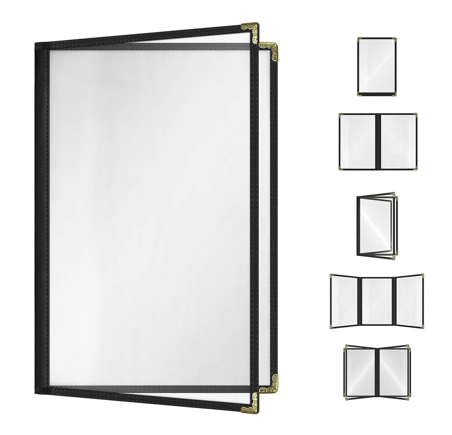 Goodsmart Restaurant Menu Covers 25 Pack for Elegant Display