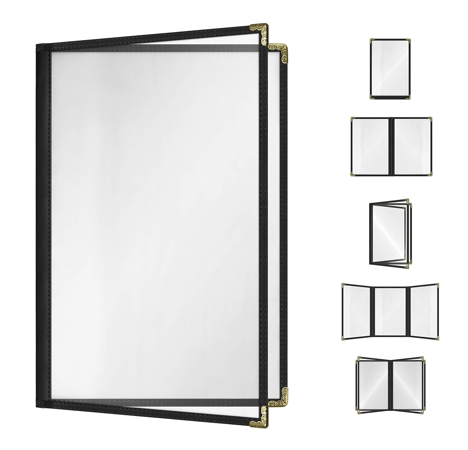 Goodsmart Restaurant Menu Covers 25 Pack for Elegant Display